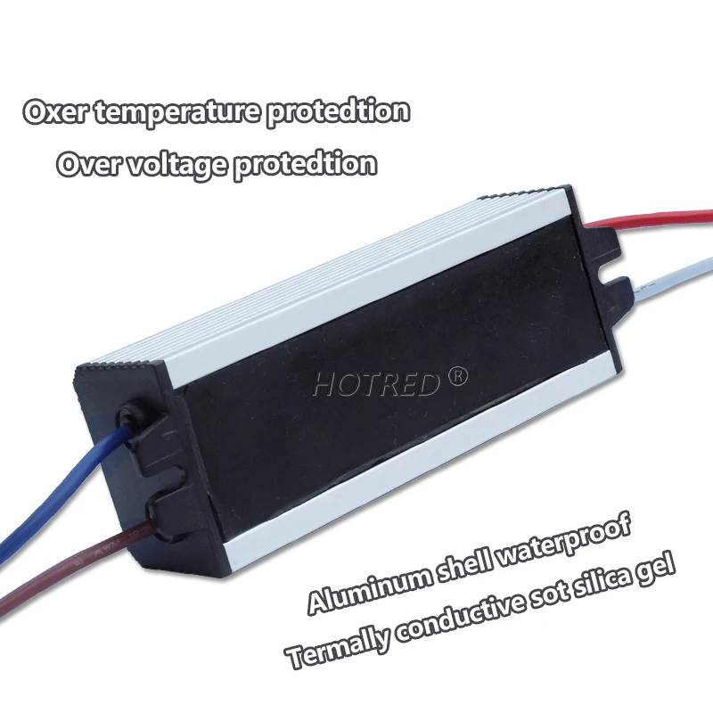 50W LED Driver 1500mA DC15-34V Power Supply IP67 Waterproof Constant Current Driver Lighting Transformers For 50 Watt FloodLight