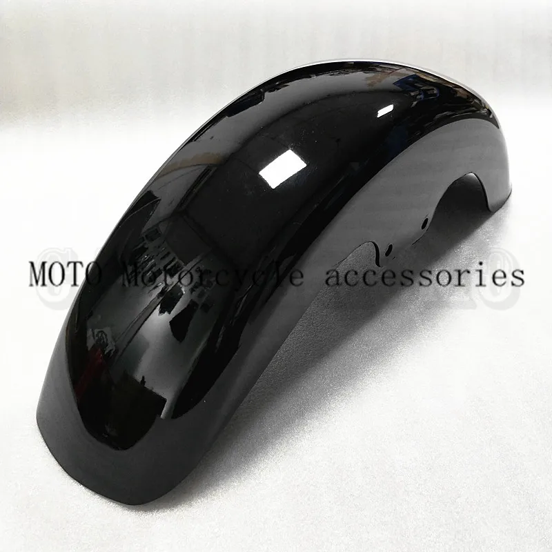 Motorcycle Front Fender Mudguards Cover Gloss Black ABS Plastic For Harley Softail Fat Boy FLSTFB FLSTF 2006-2015 2016 2017
