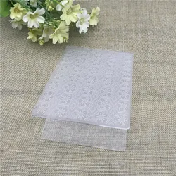 Hexagon geometric flowers print DIY Plastic Embossing Folders for DIY Scrapbooking Paper Craft/Card Making Decoration Supplies