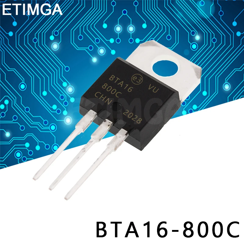 10PCS/LOT BTA16-800B BTA16-800C BTA16-800BW BTA16-800CW TO-220 Transistor BTA16800B BTA16800C BTA16800BW BTA16800CW