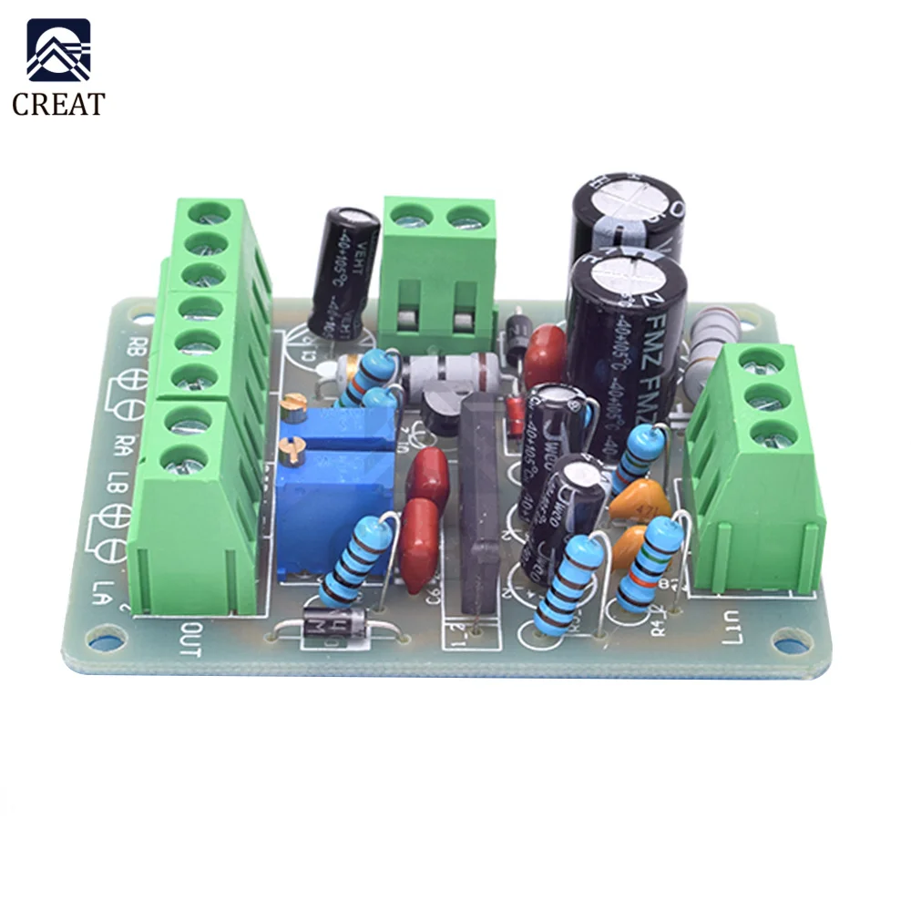 DC 12V VU Meter Drive Board Audio Power Amplifier Depan dan Belakang Power Meter Level Drive Module