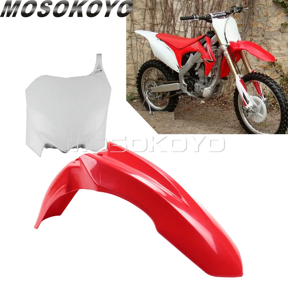 Переднее Брызговики для мотокросса красного цвета для Honda CRF450R CRF250R CRF 250/450 R 2009-2013