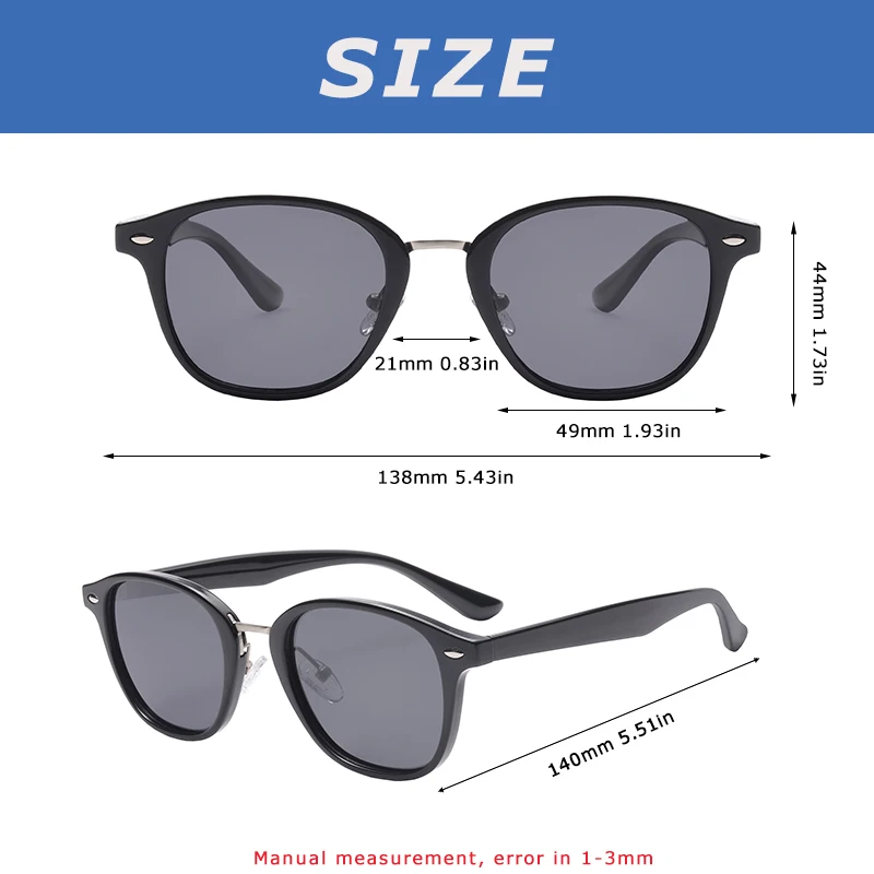 CRIXALIS Round Polarized Sunglasses Men TR90 Vintage Anti Glare Driving Sun Glasses Women 2023 Shades Male UV400 zonnebril dames