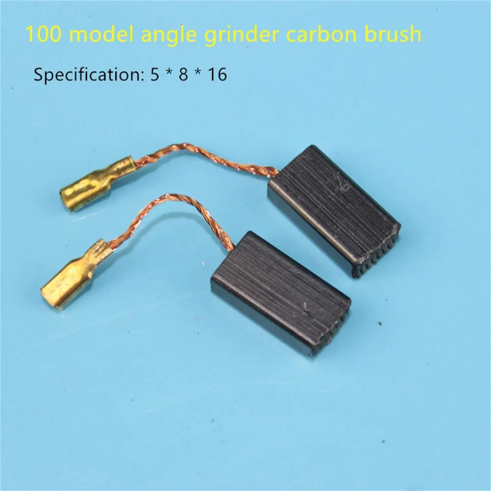 Angle grinder carbon brushes, suitable for Bosch 100 models, specifications 5 * 8 * 16 pair (2 PCS)