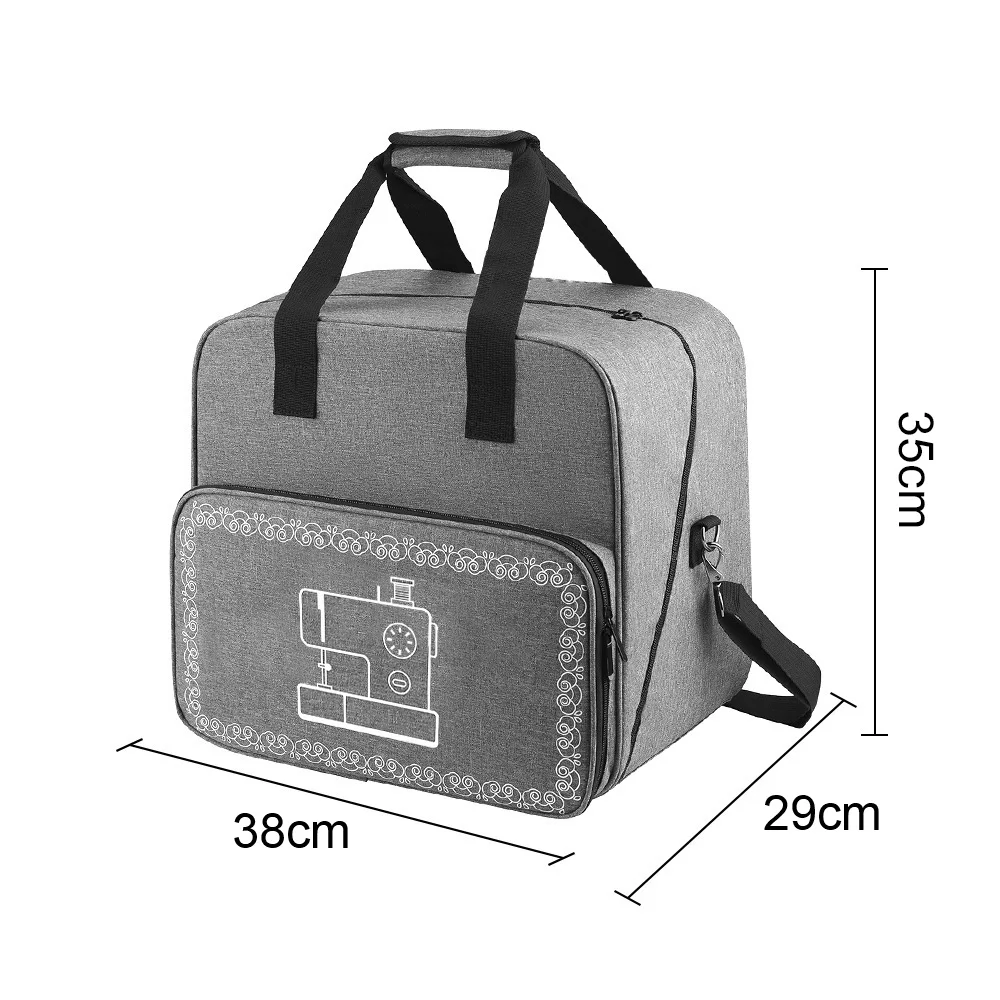 Sac fourre-tout portable pour machine à coudre, stockage de fil, grande capacité, voyage, maison, évaluation, accessoires