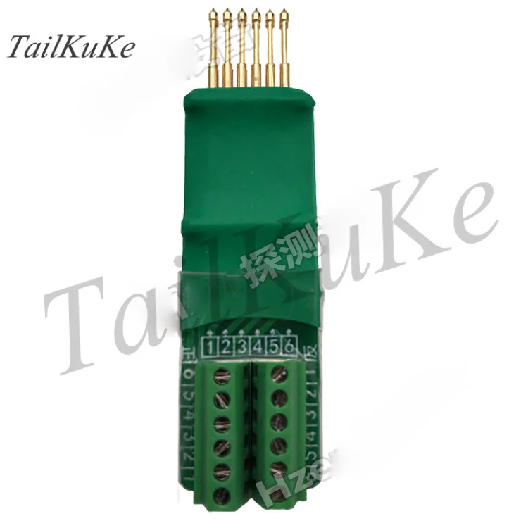 Double-row probe PCB 2.54 2.0 1.27 JTAG recording program download programming test needle spring needle