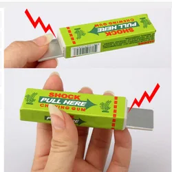 Electric Shock Joke Chewing Gum Pull Head Shocking Toy Gift Gadget Prank Trick Gag Funny 1PC