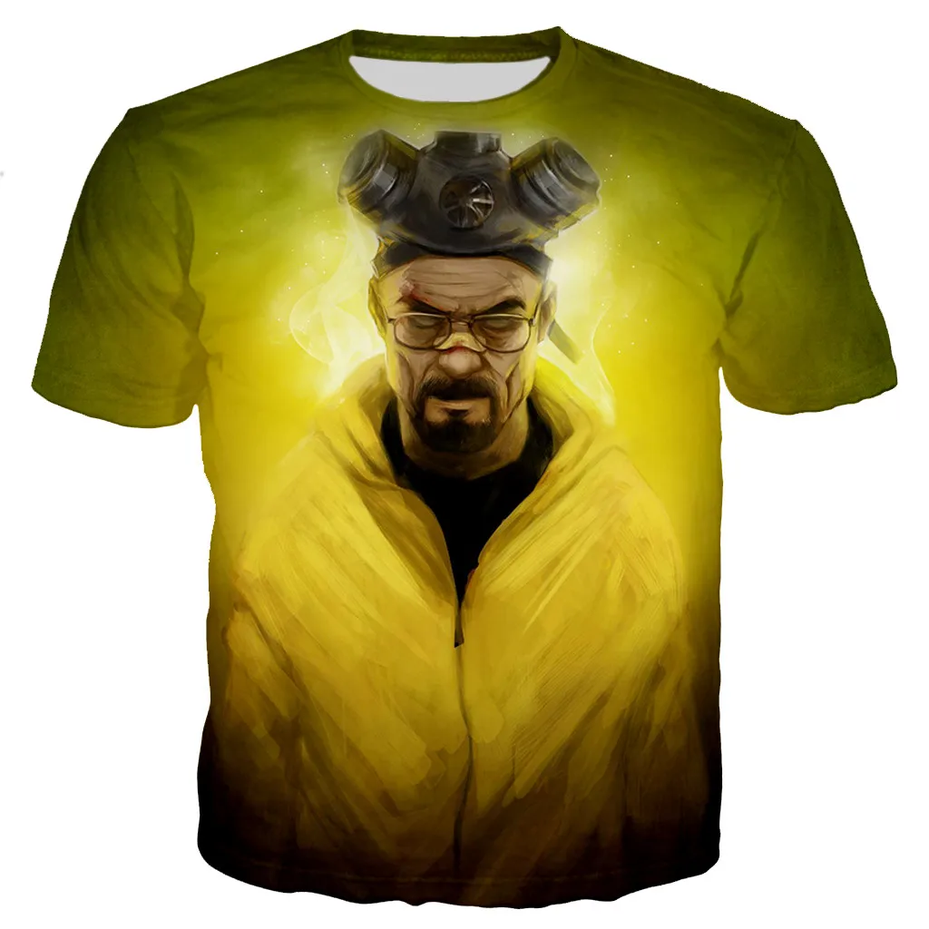 Breaking Bad Men/women New Fashion Cool 3D Printed T-shirts Casual Style Tshirt Streetwear Tops Dropshipping