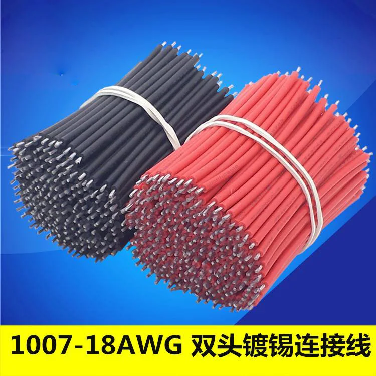 

1000PCS/LOT Tin-Plated Breadboard PCB Solder Cable 18AWG 3/4/5/6/8/10/12cm Fly Jumper Wire Connector Wire 18AWG