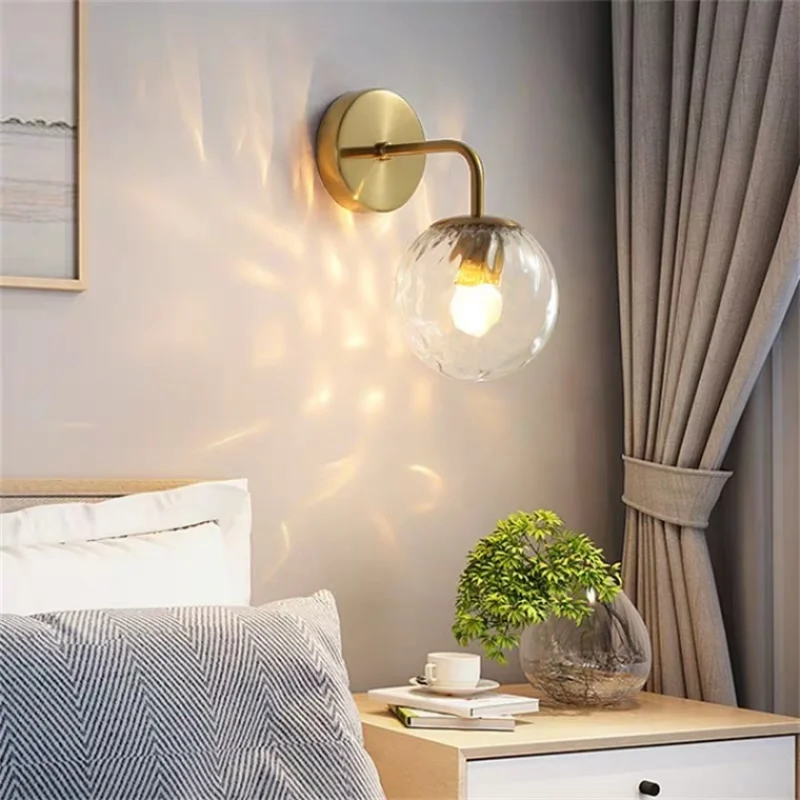 

Modern LED Wall Lamps Bedroom Wall Conce Bedroom Decor Living Room Mirror Wall Light Fixture Minimalist Bathroom Lighting Glass