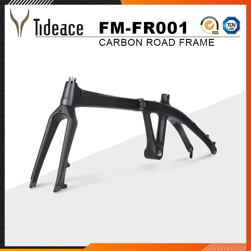 24er Folding Bike Frame Foldable Bicycle Frame T1000 Carbon Fiber China Factory Bicycle Parts 20 inch