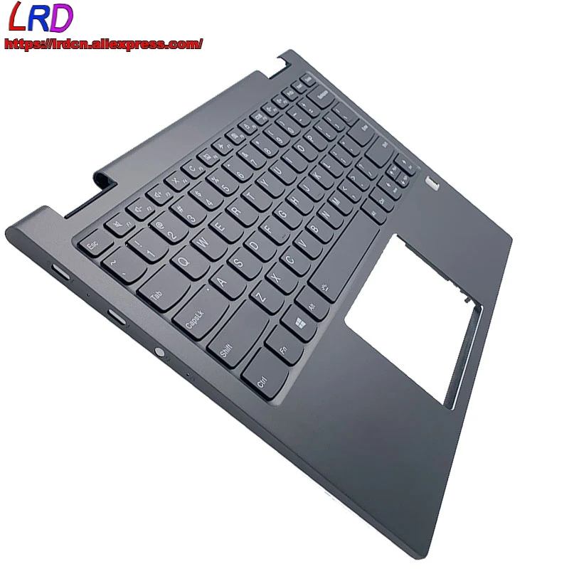 Imagem -02 - Escudo c Capa Superior Case Palmrest com Eua Inglês Teclado Retroiluminado para Lenovo Ideapad Yoga 73013ikb Iwl Portátil 5cb0q95904 Novo