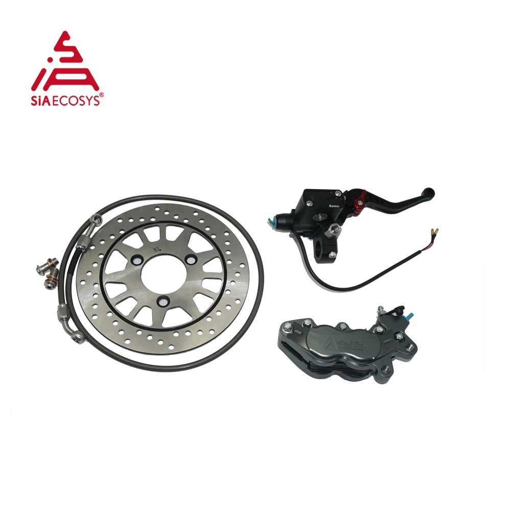 ADL front disc brake assembly for high speed 120kph 8kw 12kw motor