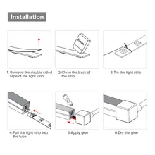 WS2812B WS2811 RGBW Neon Sign Tube #4