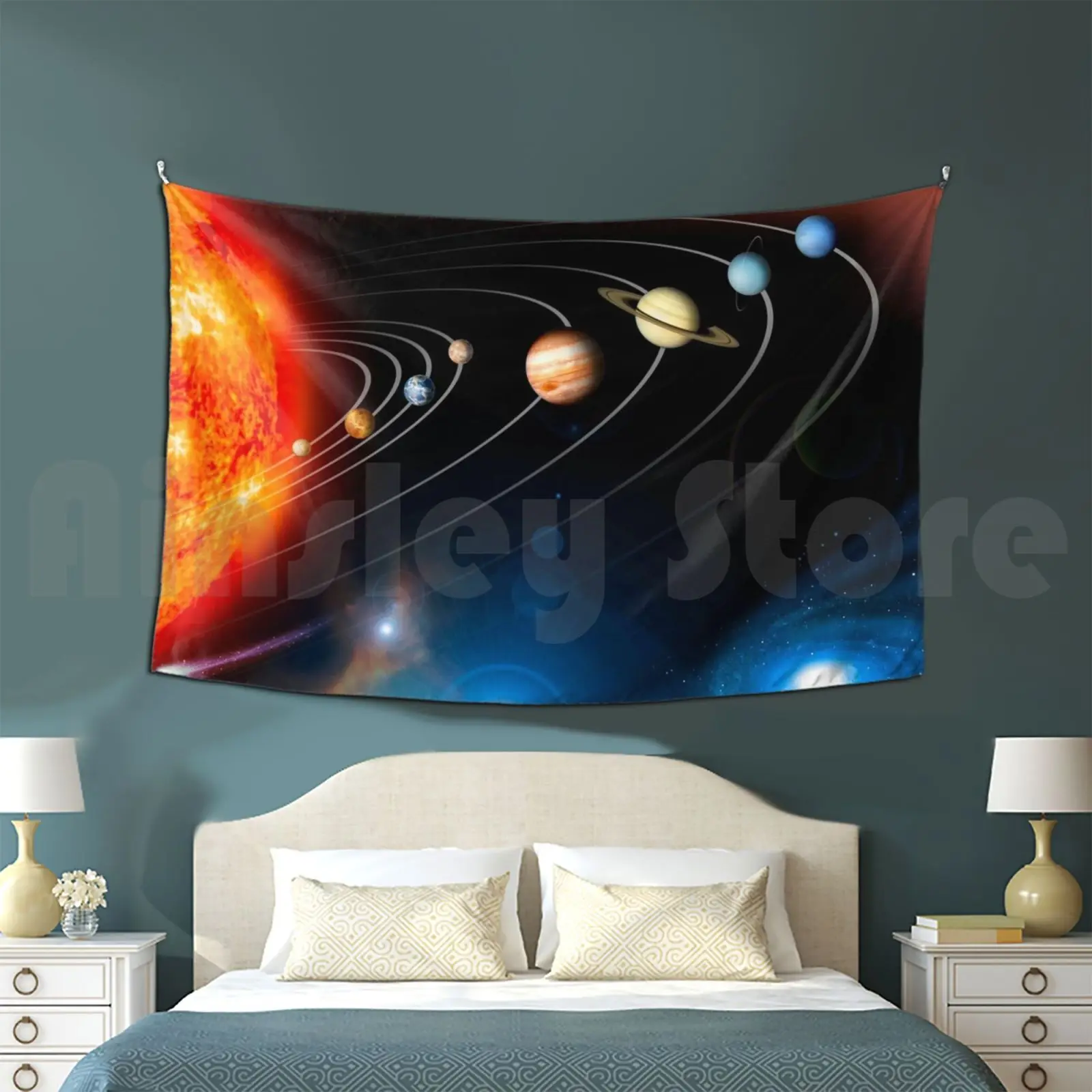 The Solar System Tapestry Living Room Bedroom Solar System Galaxy Cosmos Planet Planets Astronomy Science Astrophysics