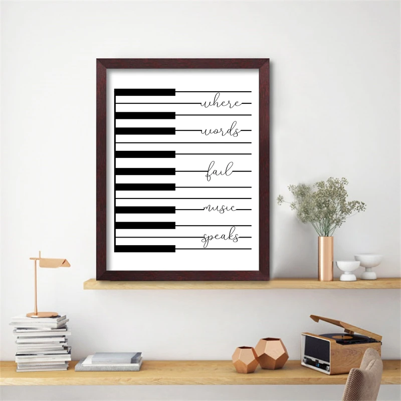 Music Piano Canvas Prints 