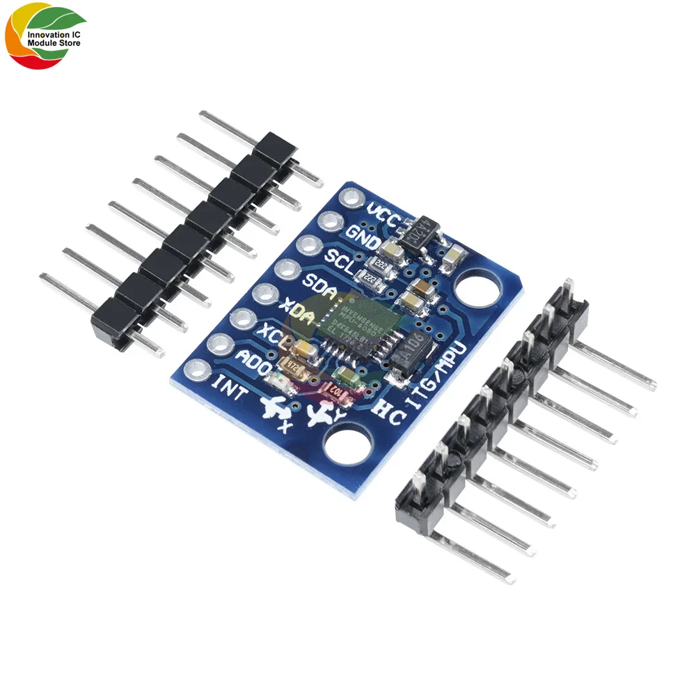 Ziqqucu GY-521 MPU-6050 modulo MPU6050 sensore giroscopico analogico a 3 assi + accelerometro modulo accelerometro a 3 assi per Kit fai da te Arduino