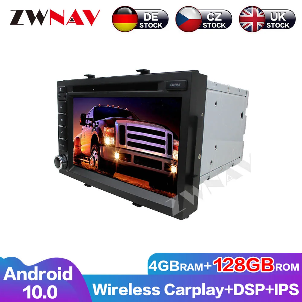 4G+128GB wireless Carplay Android 10 Car DVD Player GPS Audio Navigation DSP  Head Unit For Chevrolet  Cobalt Spin Multimedia