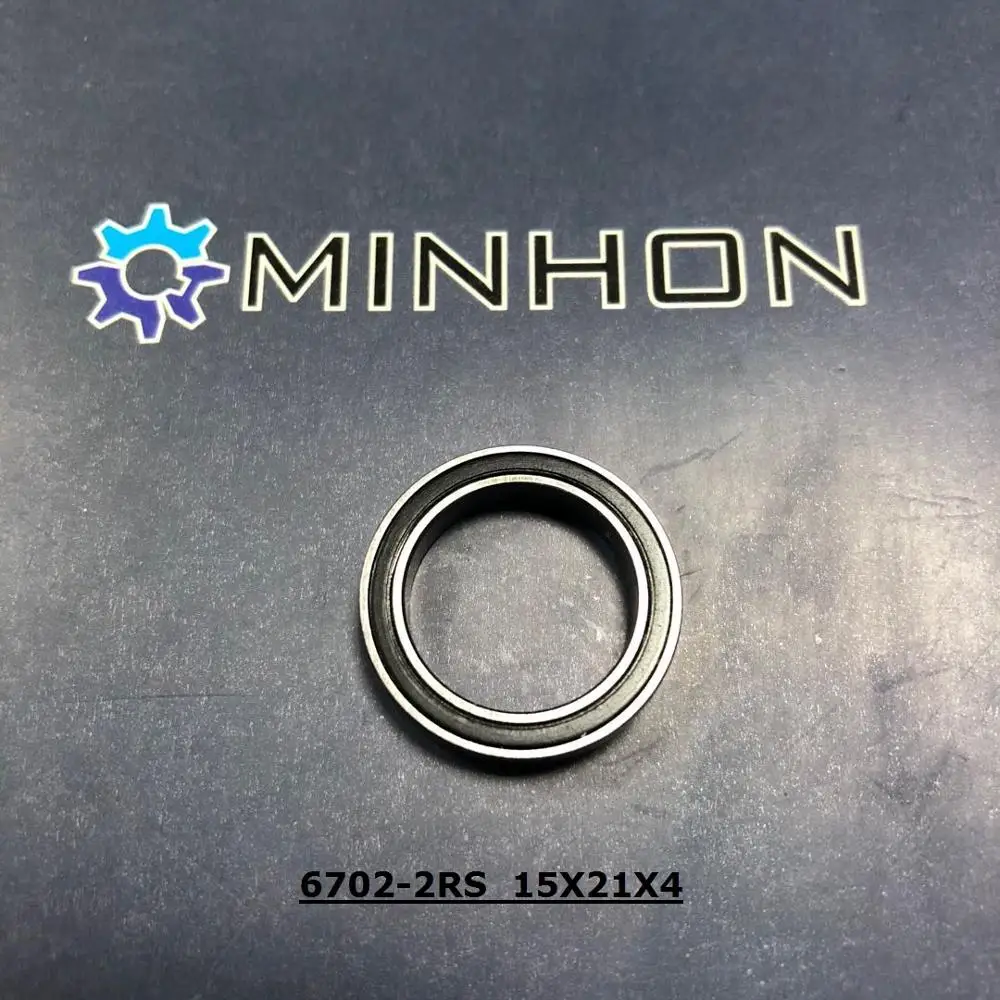 6702-2RS 6702ZZ Miniature Radial Ball Bearing ABEC-3 Size 15*21*4 mm