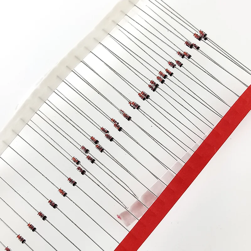 100 Buah/Banyak 1N4148 Baru IN4148 DO-35 Tinggi Kecepatan Switching Di Saham