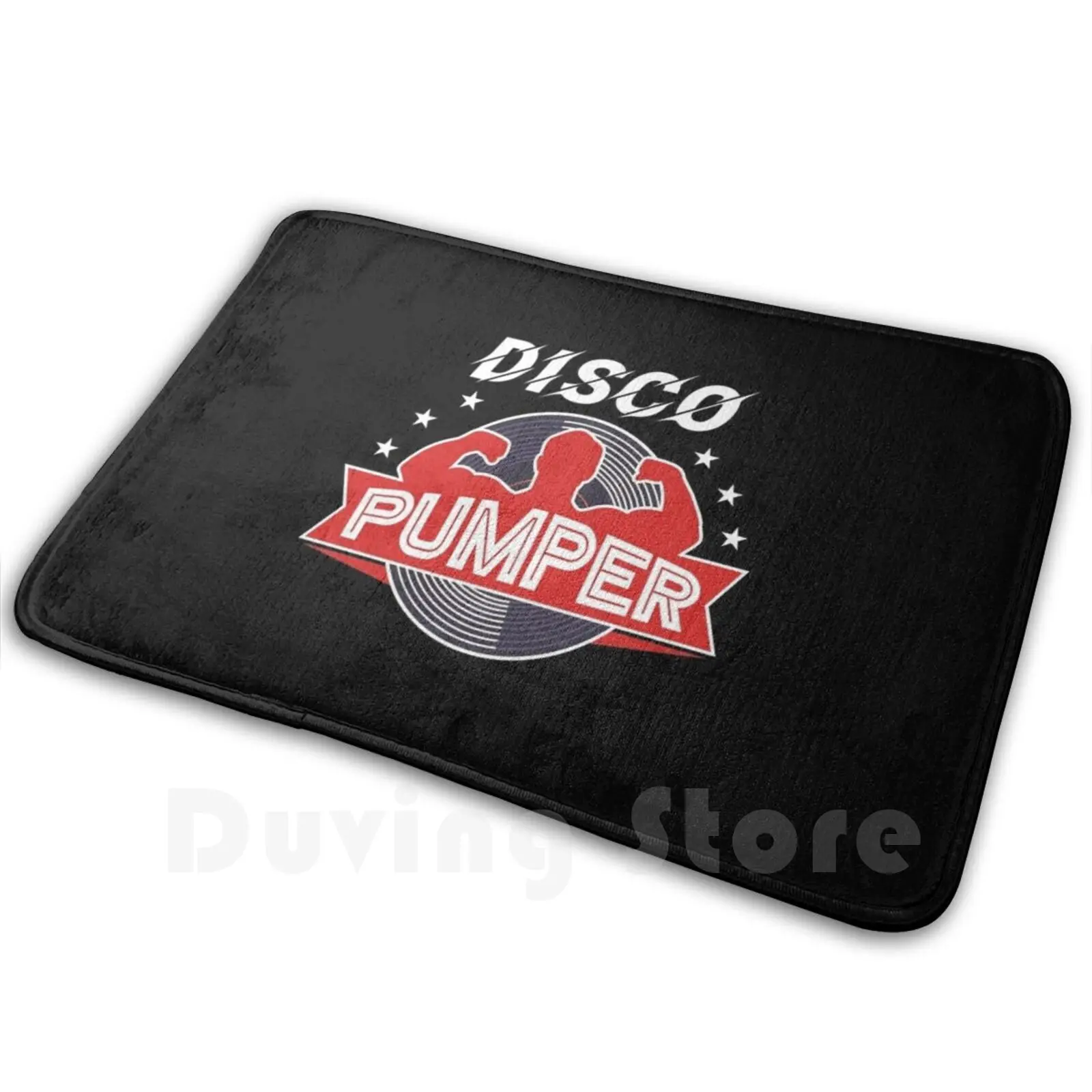 Disco Pumper Bicep Gift Idea Carpet Mat Rug Cushion Soft Gift Idea Present Biceps Birthday Body Builder Christmas Club