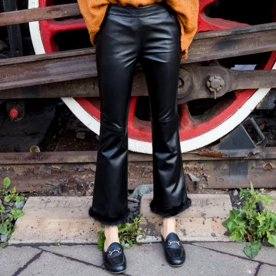 Top brand New Fashion 2020 Real Sheep Leather Pants BP22  high quality