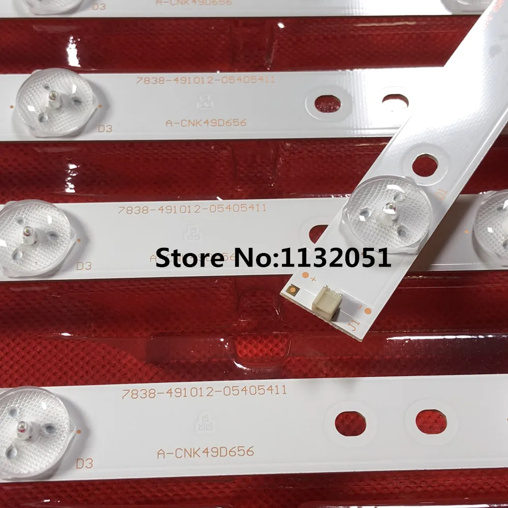 45個ledバックライトストリップ東芝49L310U 49L420U LC490DUY-SHA2 K490WDR1 A-CNK49D656 7838-491012-0540511