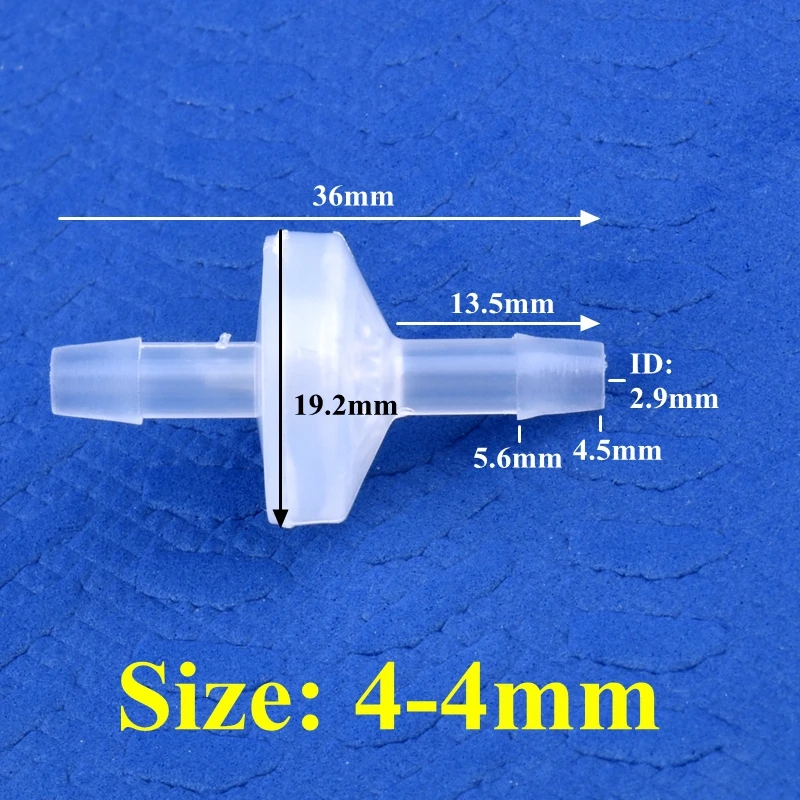 SgooHan 5~200 Stück 3~20mm Mini PP Druckloses Rückschlagventil für Tropfbewässerung, Schlauchverbinder, Aquarium-Rohr, Einwegventil 9