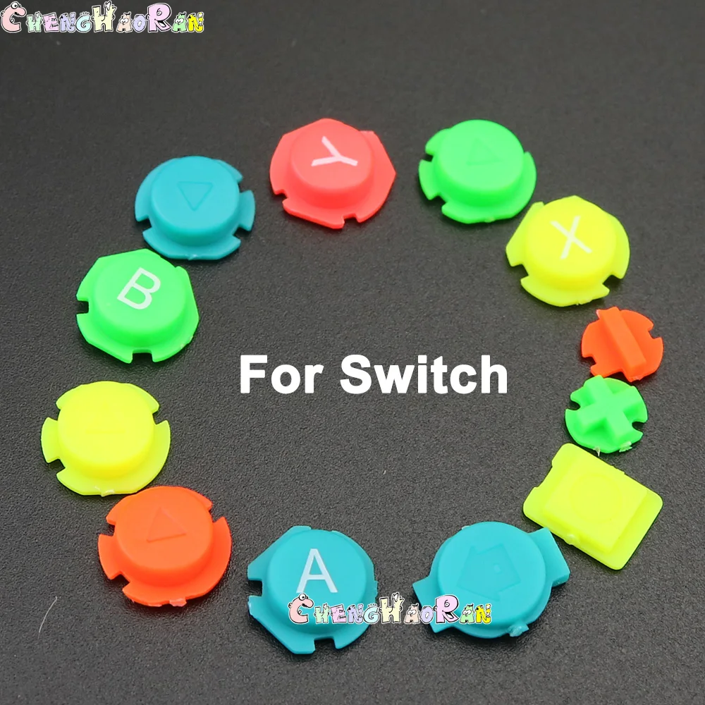 

1set Left Right Colorful ABXY Directions Keys Buttons Joystick for Nintend Switch NS NX Controller Joy-con Left Right Controller