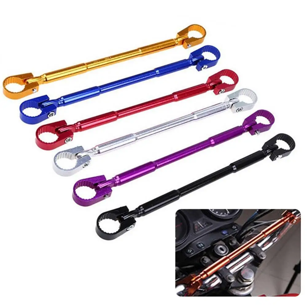 Handle Bar Motorcycle Handlebar Adjustable Modified 22mm Alloy Aluminum Brace Crossbar Strengthen Clamp Balance Beam Cross