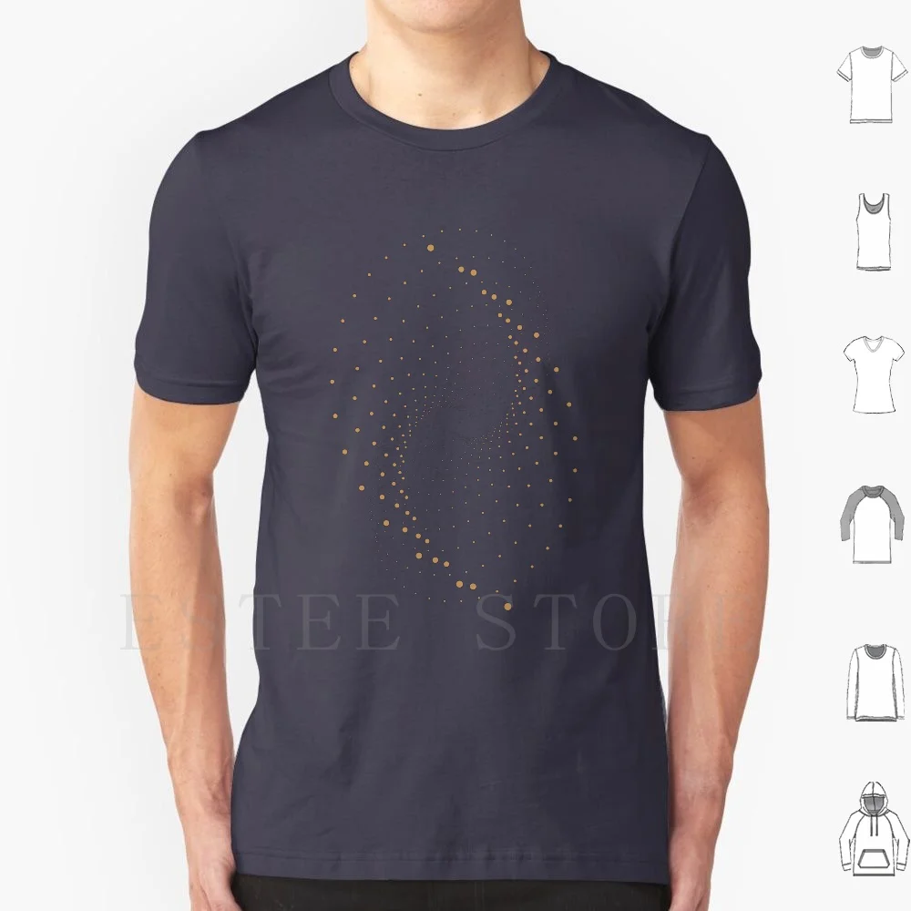 Gold Abstract In Jan Balance Tao Figure Grafic Pattern Illustration Gifts T Shirt Print Cotton Abstract Neon Blue Abstract Neon