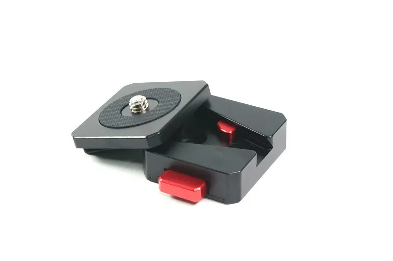 다기능 합금 V 마운트 배터리 어댑터, 퀵 릴리스 플레이트, 카메라 케이지 삼각대에 적합, 1/4 인치 나사 구멍