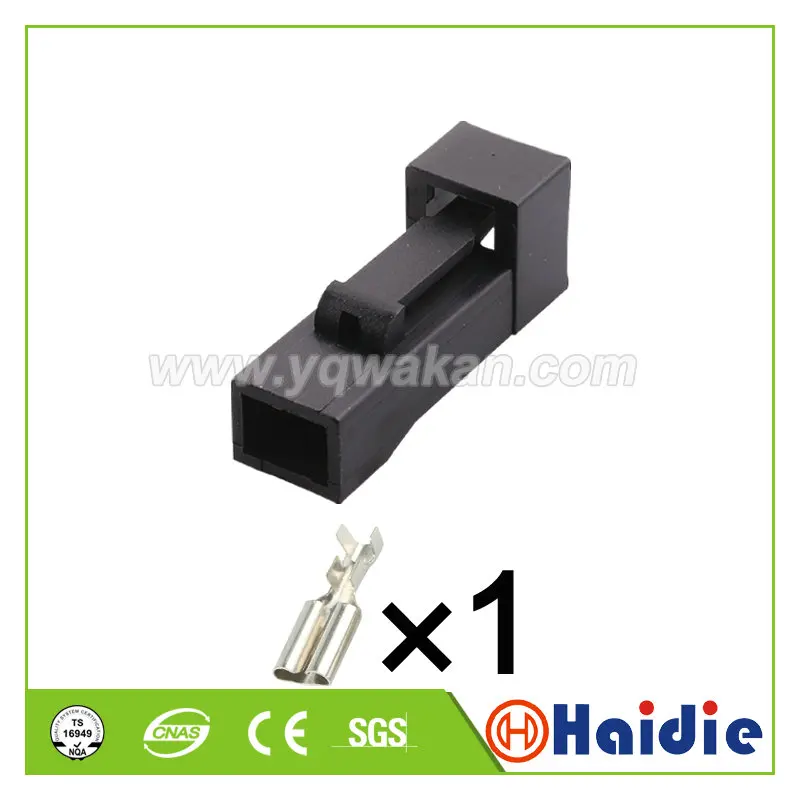1 pin Auto wiring cable unsealed plug car housing connector