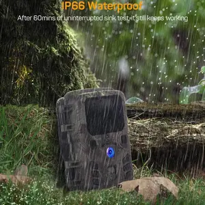 20 ميجابكسل 1080P كاميرا درب الصيد في الهواء الطلق كاميرات الحياة البرية المراقبة الرؤية الليلية كاميرا الفخاخ Mini301 أفضل 10 كاميرات للرؤية الليلية مبيعا للبندقية - No5