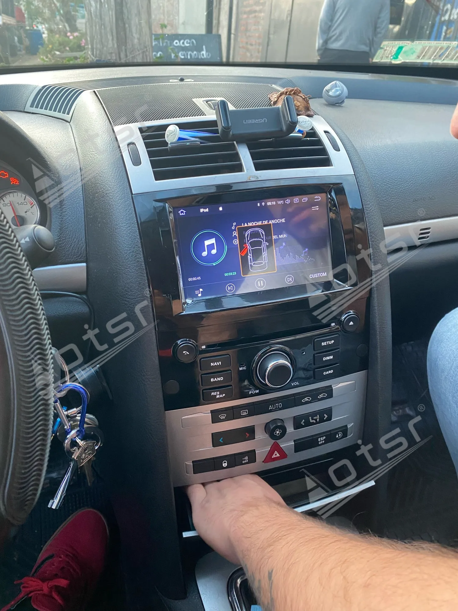 

7-дюймовый DSP Carplay мультимедийный автостерео Android 14 для Peugeot 407 2005 ~ 2010 GPS-навигация автомобильный радиоприемник IPS головное устройство