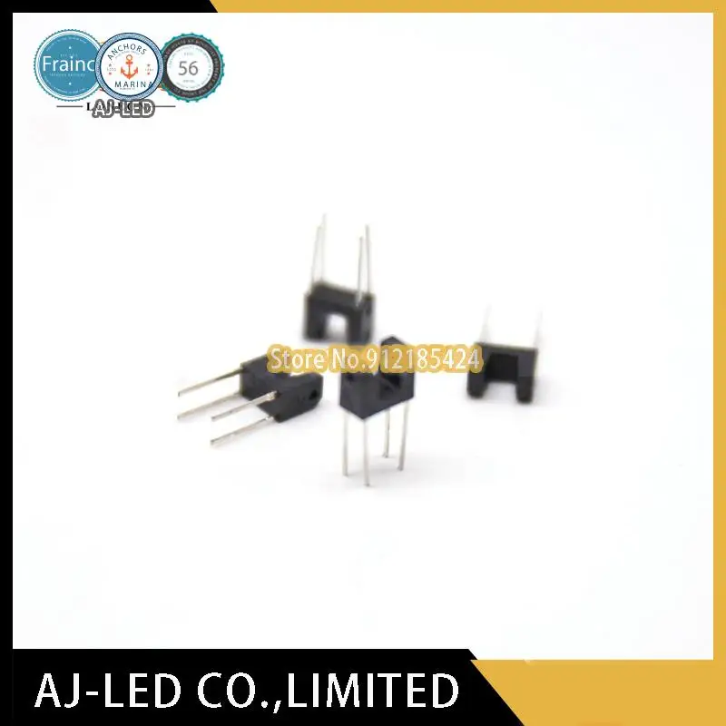 10pcs/lot RPI-224 Transmissive through-beam photoelectric switch Slot sensor slot width 2.3mm DIP DIP-4