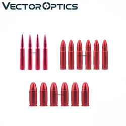 Vector Optics tappi a scatto riutilizzabili in metallo per fucile 223 Remington,7.62 x51mm, calibro 12, 9mm,.300 addestramento della pistola del fucile