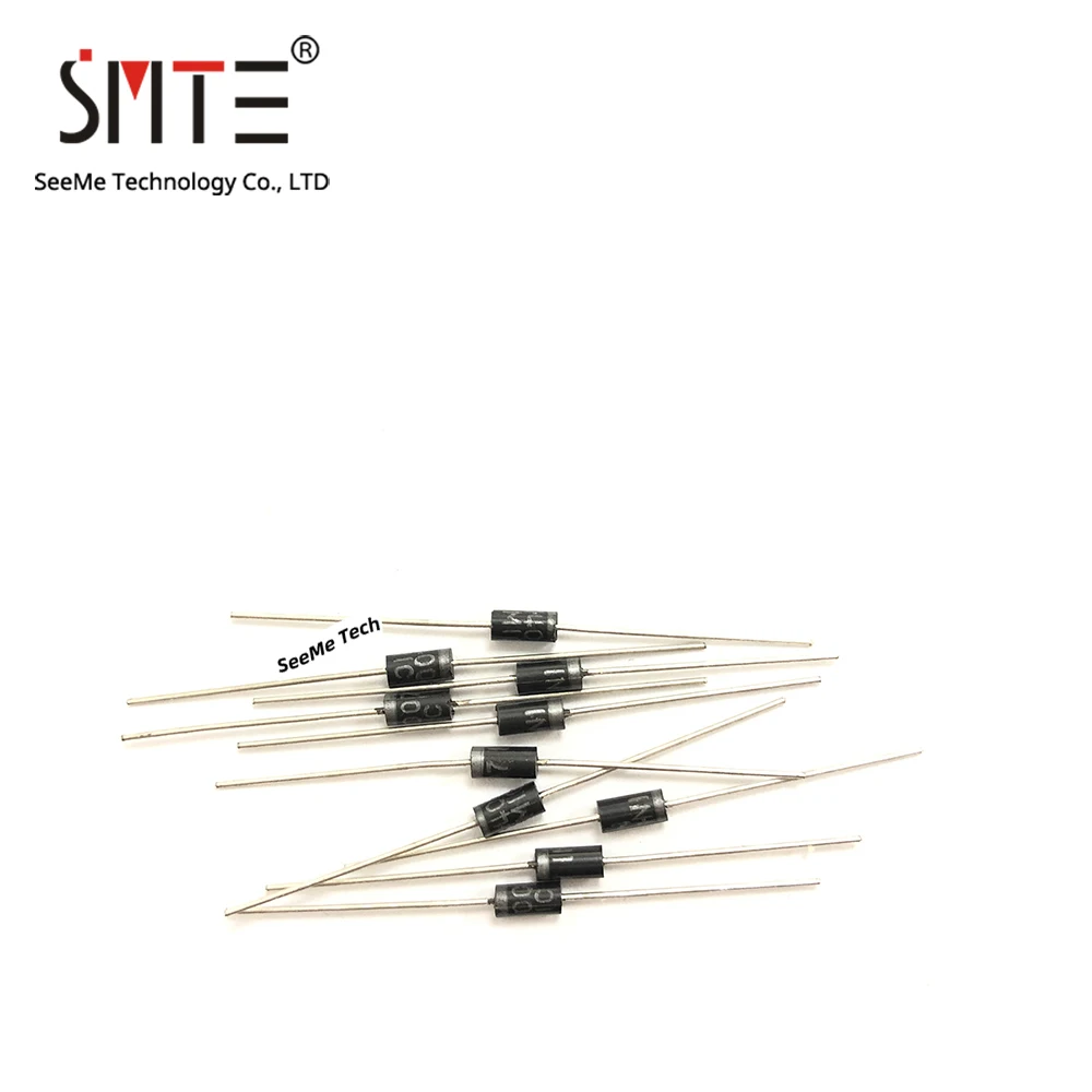 50pcs/Lot MCIGICM 1N4007 4007 1A 1000V DO-41 Rectifier Diode RECTIFIERS Original 10pcs/lot