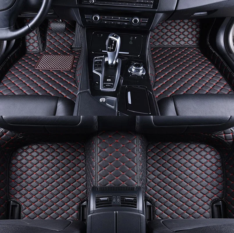 Car Floor Mat For KIA Sportage 2016 2015 2014 2013 2012 2011 2010 2009 2008 2007 Anti-slip Front Rear Mat Interior Accessories