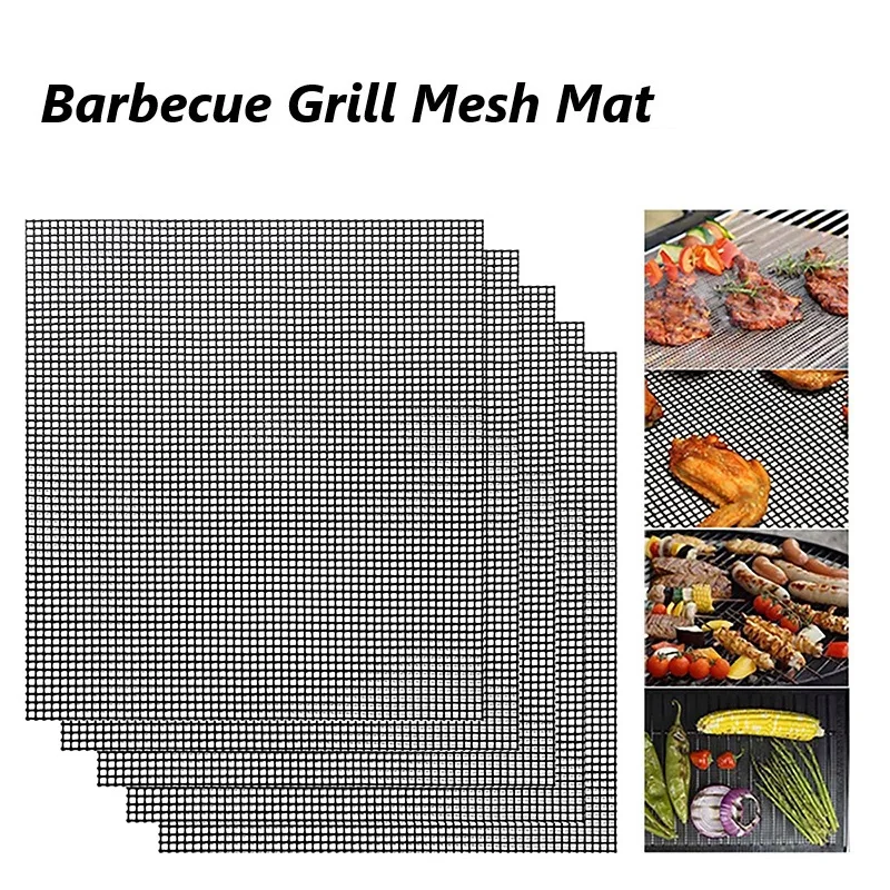 

30*40CM Nonstick Barbecue Grill Mats Heat Resistance Reusable Outdoor Camping Picnic Cooking Smoker BBQ Mat BBQ Grill Accessorie