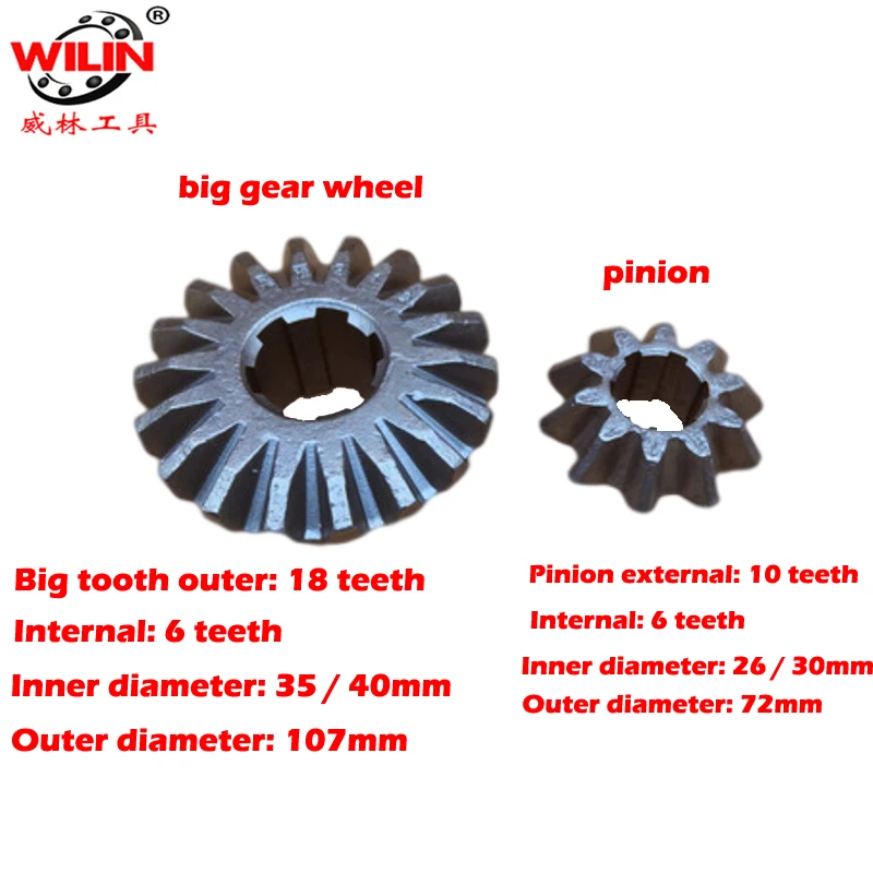 

Steel Plate Machine Chassis Screw Disc Assembly Machine Auto Repair Accessories 218 Gear Size Teeth