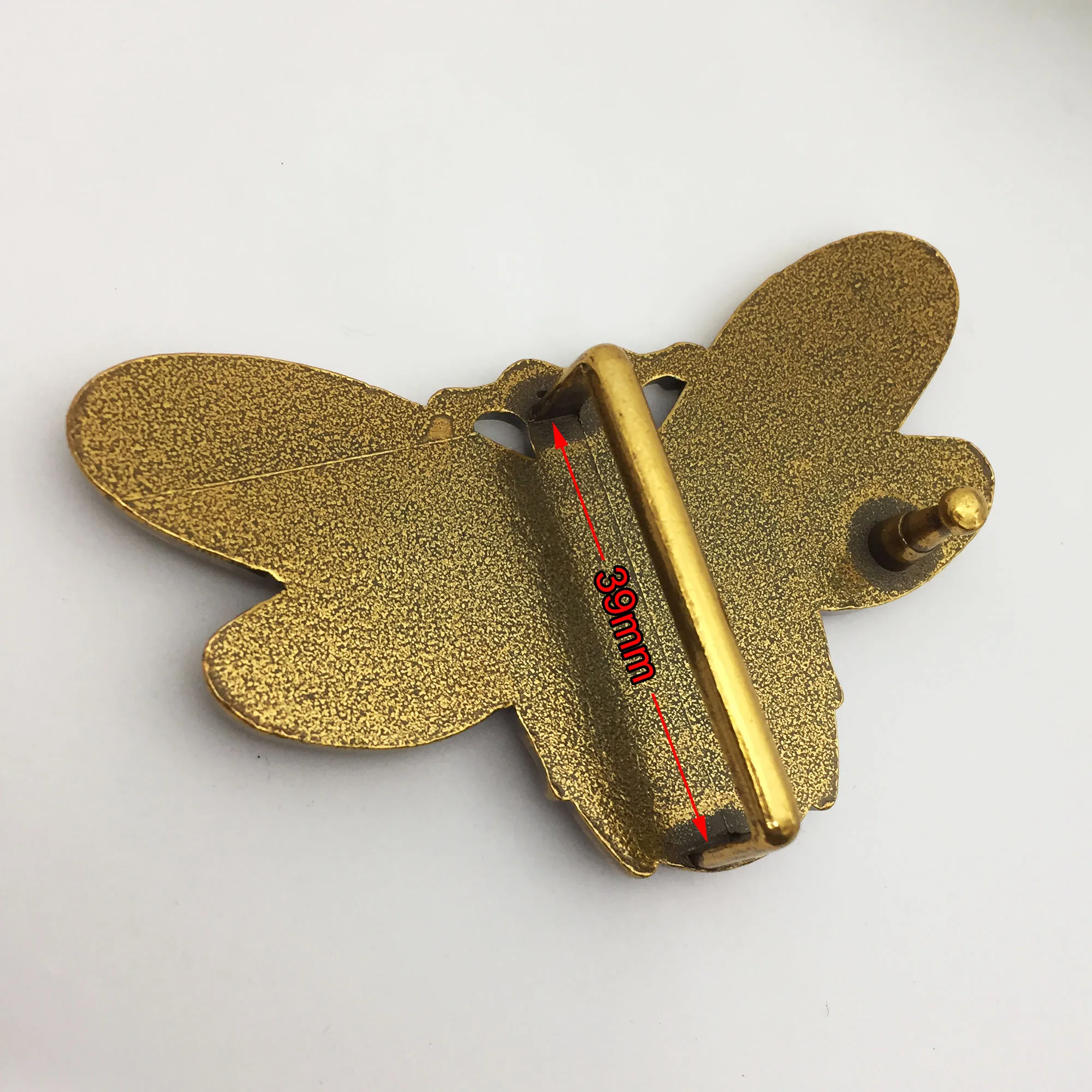 3.5/4cm Bee Belt Buckle for Girl Fashion Diamond Buckle on Belt metal hardware Womens buckles Accessories DIY Leather Pin Buckle