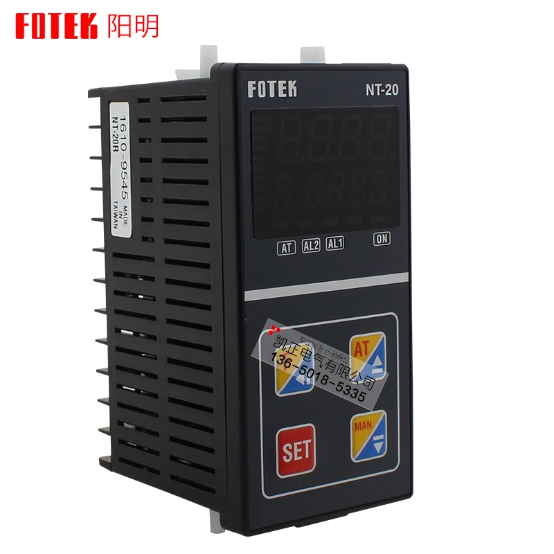 Imagem -02 - Brandnew Autêntico Taiwan Fotek Termostato Inteligente Econômico Nt20r Curta Concha Relógio Nt-20v Nt20-l 4-20ma Realy Ssr