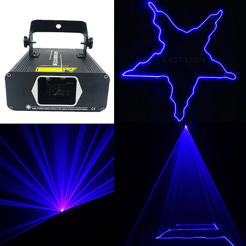 

Hot One Hole Disco DJ Blue Laser Beam Line Scanner Projector DMX512 Stage Lighting Effect Dance Bar Xmas Party Wedding Light