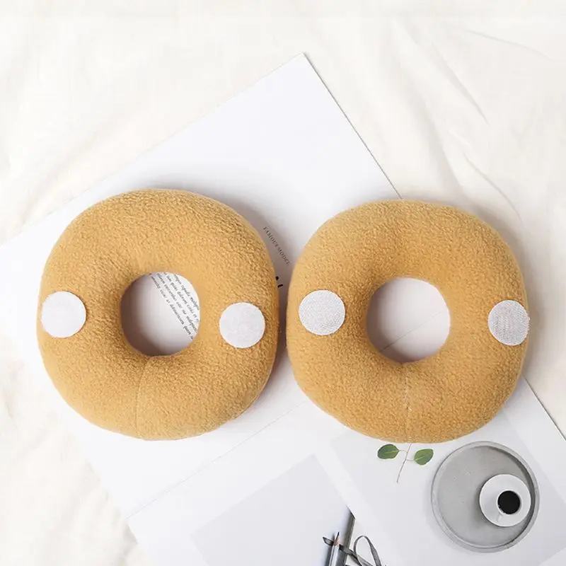 2 Pcs Newborn Photography Props Posing Support Pillow Baby Boy Girl Photo Shoot Studio Round Donut Head Poser Props