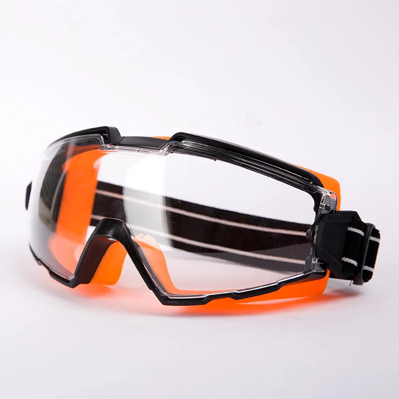 Work Safety Goggles Silica Gel Frame Dust-proof Impact-Resistant Protective Glasses For Carpenter Rider Polishing Eye Protector