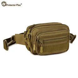 Camouflage Nylon Waterproof Molle Pouch for Men, Fanny Hands Package, Tactical, Climbing,Travel,Hiking Bags