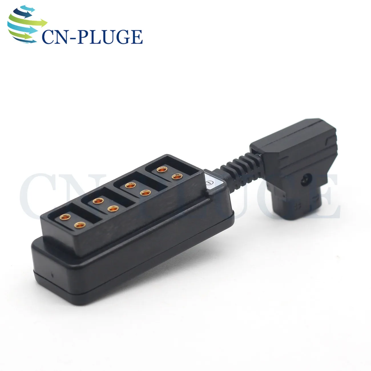 Ultra Short Cable D-Tap Male to 4-Port P-Tap Female Camera Power Supply Distributor DTAP Fourway Splitter