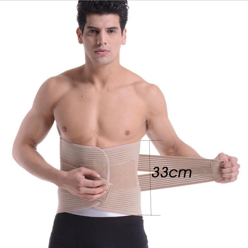 Orthopedic Posture Corrector Brace Elastic Adjustable Lower Back Support Waist Trimmer Belt Lumbar Support Belt for Men Women