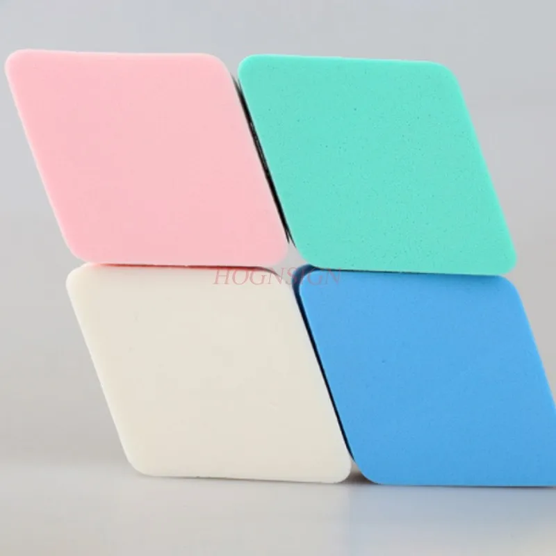 4 Pcs Super Thick Wet And Dry Diamond Sponge Puff Makeup Remover Puff Sponge Thick Sale